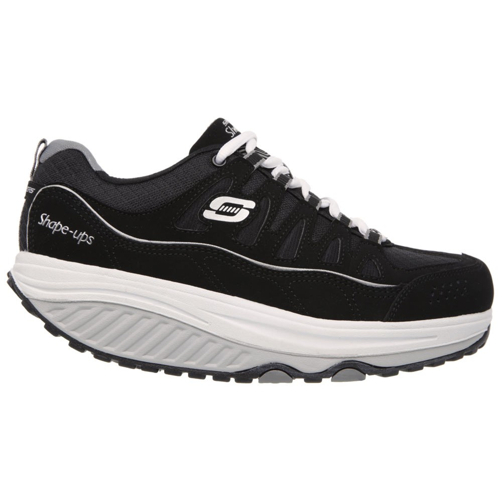 Scarpe Fitness Skechers Shape ups 2.0 Comfort Stride 57003 BKSL  Black-Silver / Nero-Grigio - Idee Regalo Maipiusenza