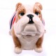 Salvadanaio Bulldog Inglese con bandiera