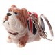 Portachiavi Bulldog Inglese con Bandiera Britannica - 2 modelli