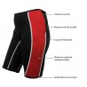 Pantaloncini neoprene nero/rosso - slimming shorts red/black