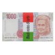 Block Notes con 100 fogli a righe, Banconota 1000 Lire