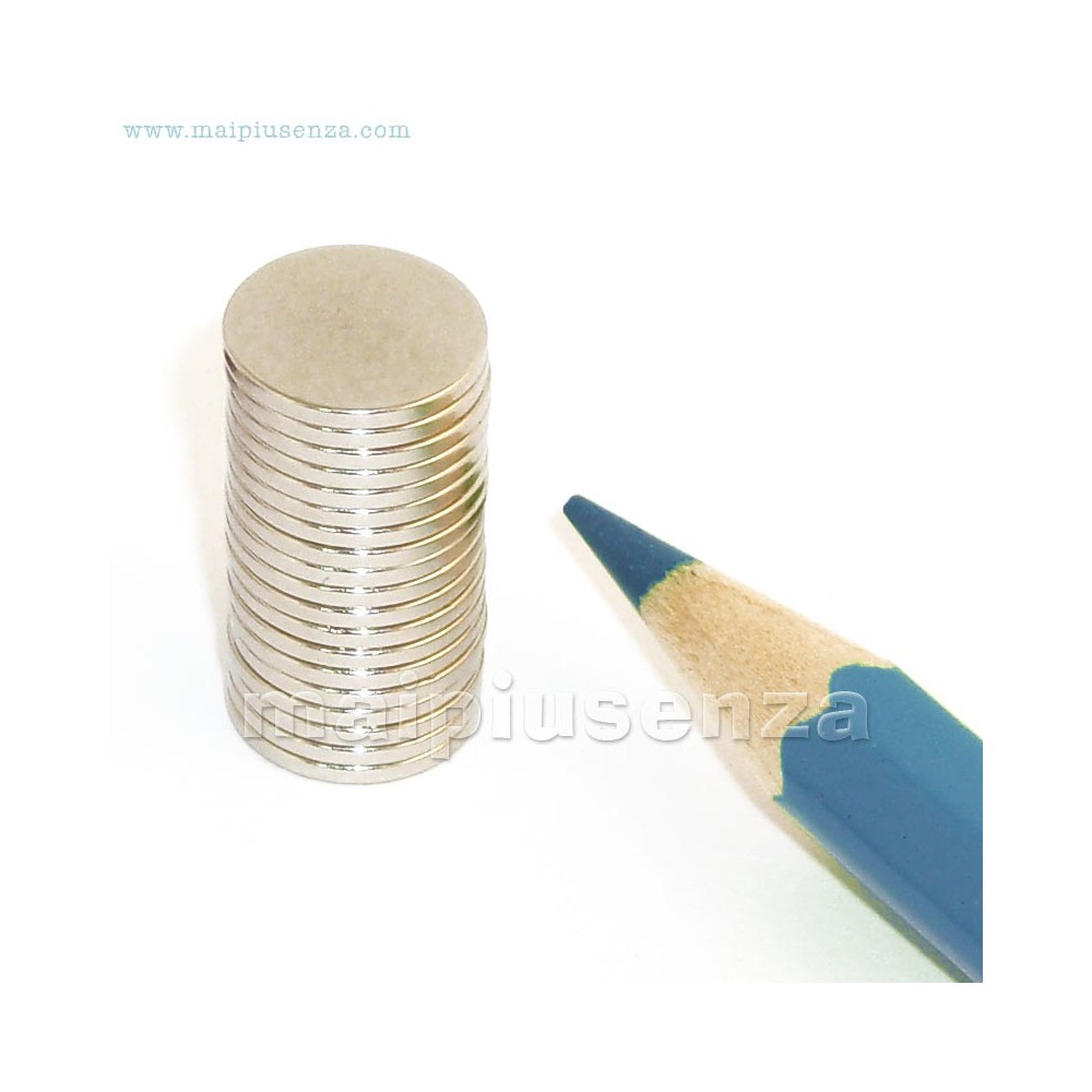 100 MAGNETI NEODIMIO 10X2 MM CALAMITA POTENTE FIMO CERAMICA MAGNETE  CALAMITE