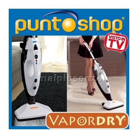 Nuovo VAPORDRY PUNTOSHOP scopa a vapore 120° ORIGINALE