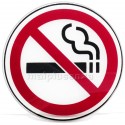 SOTTOBICCHIERI in vetro NO SMOKING Segnale VIETATO FUMARE originale INVOTIS 6 pz