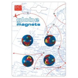 Set 4 Magneti Globo INVOTIS